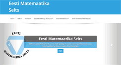 Desktop Screenshot of matemaatika.eu